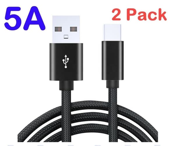 St 3m Högkvalitativ USB-C Snabbladdningskabel Laddare Typ-C Vit