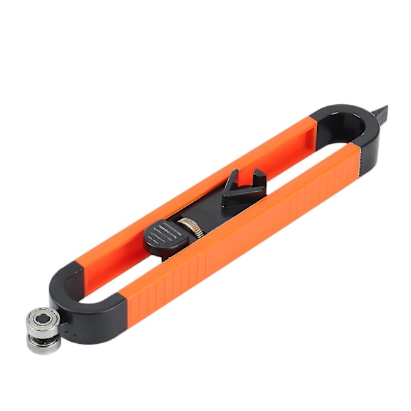 Kontur Gauge Kontur Værktøj, Kontur Værktøj Træbearbejdning Måler Lineal, 1 Pakke, Orange Sort