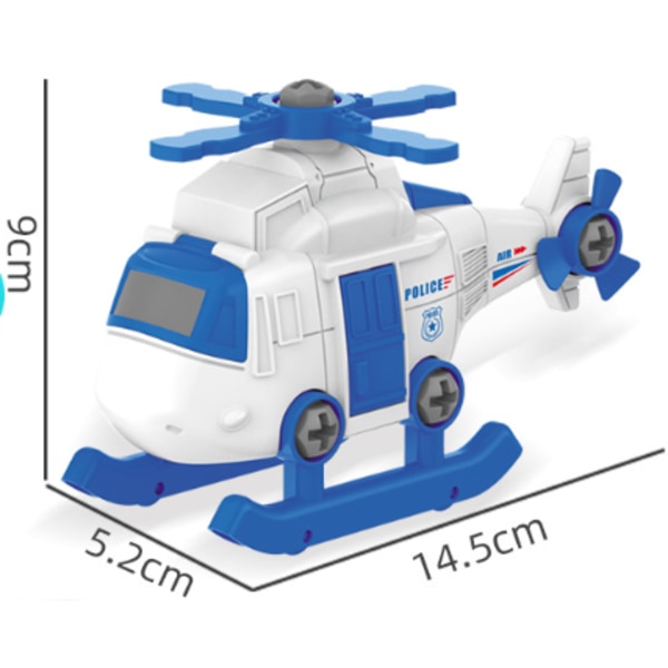 Avtagbar flygplansleksak för barn