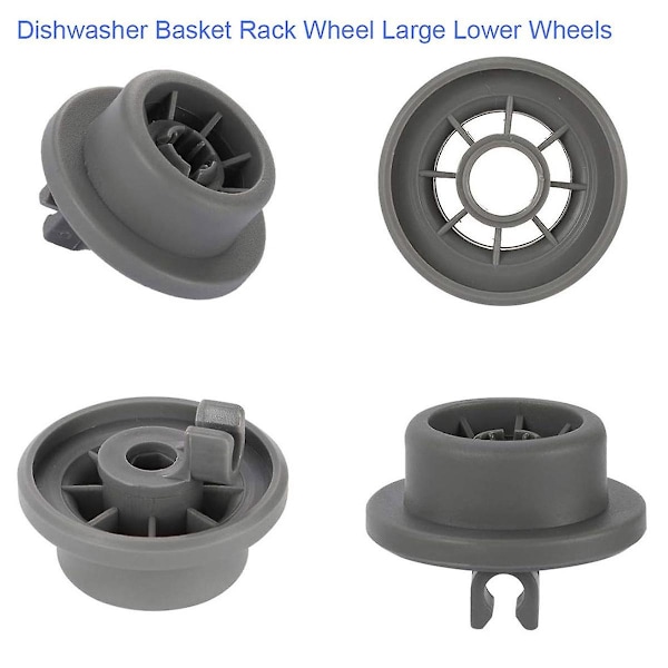 Opvaskemaskine Nederste Kurv Bundhjul Til & 165314 Opvaskemaskine Reservedele Nederste Ruller