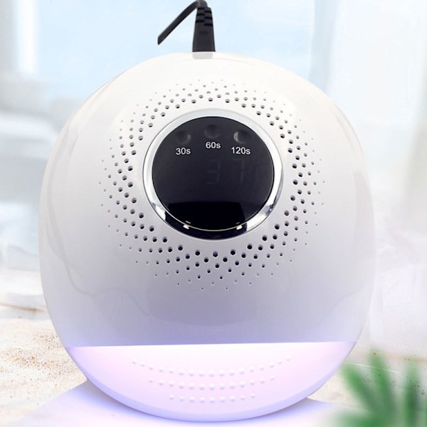 84W UV-nagellampa, snabbhärdande gelnagellack med timers och LCD-display, professionell LED-nagelhärdningslampa med automatisk sensor