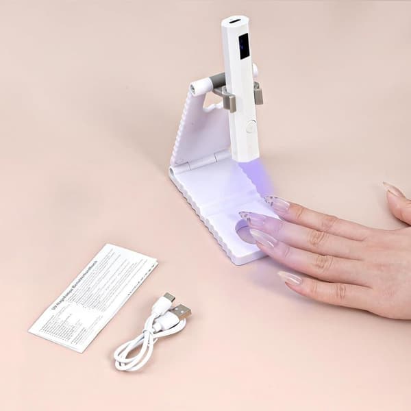 UV Nail Lamp with Digital Display - 2 Timer Settings & Adjustable Angle Vit