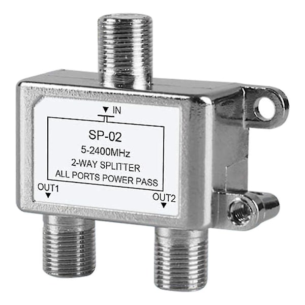 Koaksialkabel Splitter 5-2400mhz, Satellit TV, Kabel-TV, Antennesystem
