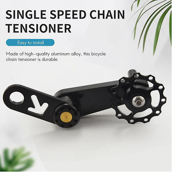Folding Bike Chain Tensioner Lightweight Bicycle Guide Wheel Single Speed Rear Derailleur Chain Ten