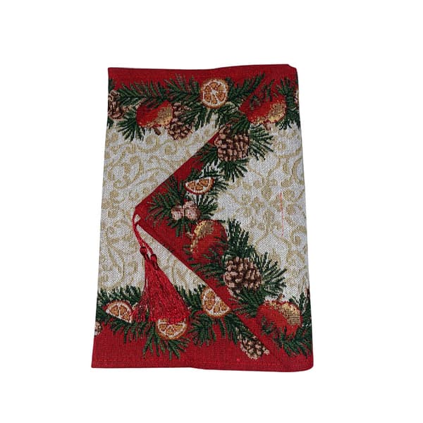 Trykt Julebordløber i Design, til Jul og Vinterferie, 13 x 71\"
