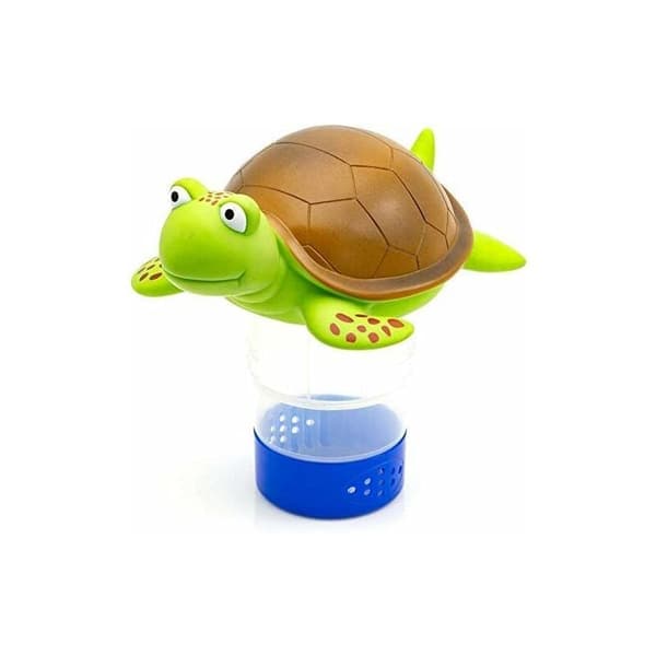 Premium Flydende Klor Dispenser til Kemitabletter Passer til 3\" Tabletter Brom Holder (Skildpadde)