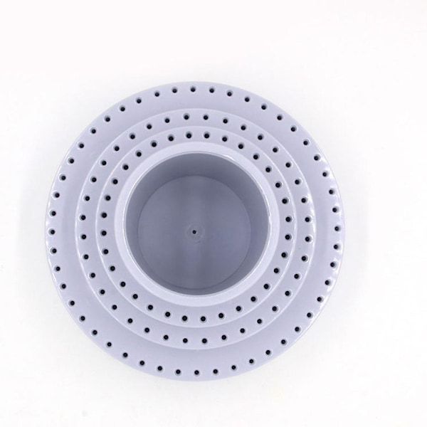 116 hål 3,0 mm borr stift fodral slipning huvud del låda roterande efterbehandling arrangör plast verktygslåda (ljusgrå)
