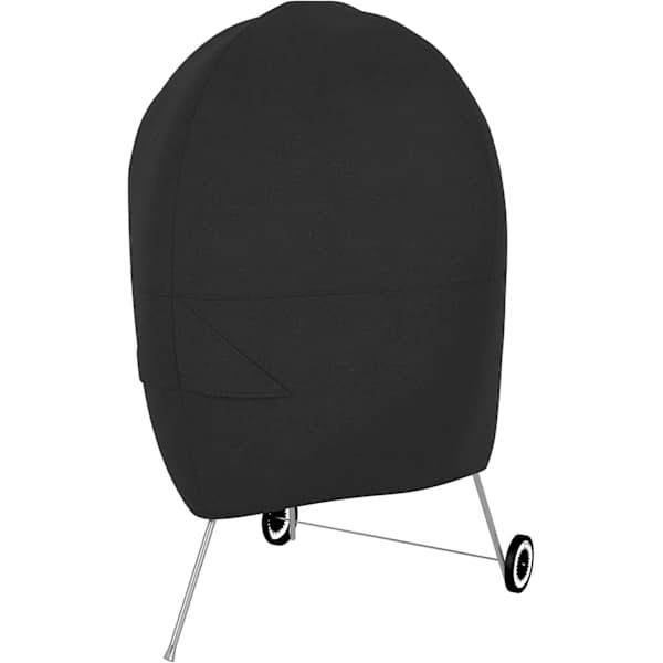 Rund kulgrillovertræk Vævet polyester Vandafvisende Ventileret til udendørs brug Sort 71 x 71 x 96,5 cm