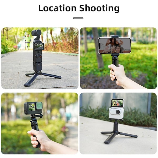Mini Tripod Lomme Kamera Skrivebordsstativ Holder Selfie Sticks For 3 Gimbal Tilbehør L