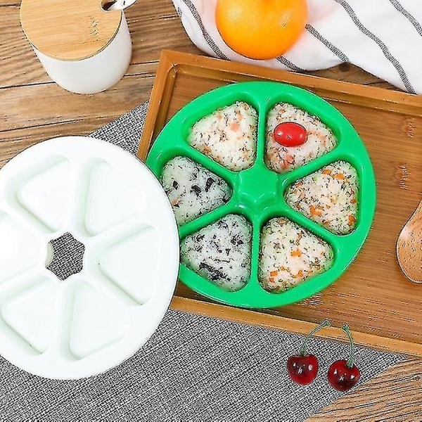 2 kpl 6 in 1 Sushi-kolmio Onigiri Bento-laatikkamuotti