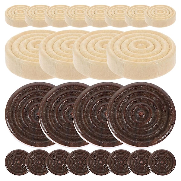 72 stk. Trebrikke Backgammon Sjakkbrikker Brikker Brettspill Brikker Brettspill Tilbehør
