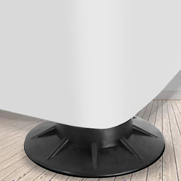 4x Vibrationsdämpare - Gummifötter för tvättmaskin