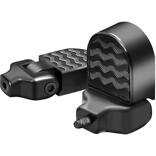 Mini-pyörän takapoljin, 3,1x1,6 tuumaa / 8x4cm alumiiniseos taittuva pyörän tappi, liukumattomat polkupyörän jalkatuet, jalkalevyt taittuvaan maastopyörään