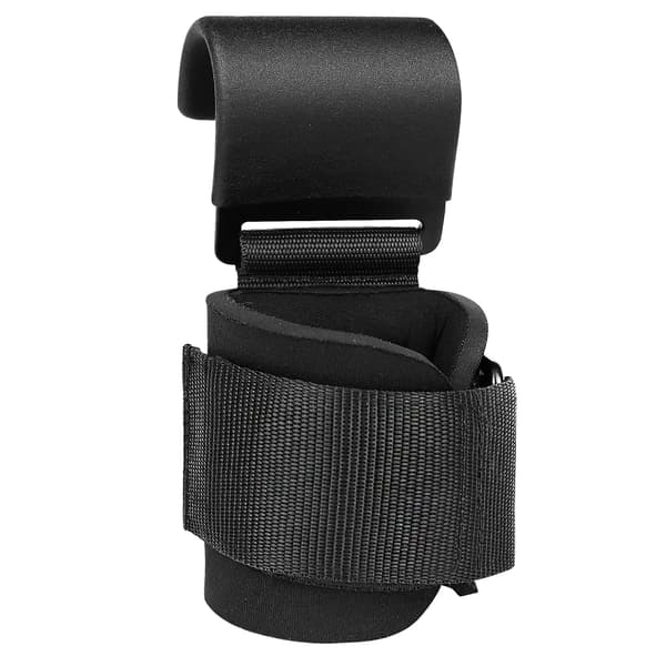 2 st viktlyftningskrokar - Uppgraderade tunga lyft handledsremmar för marklyft, powerlift, pull up-stång, lyft, axelryckningar
