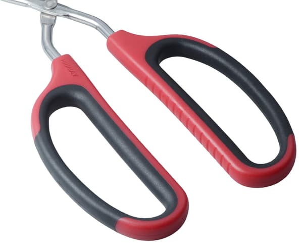 PROFESSIONEL KVALITET ROBUSTE RUSTFRIT STÅL Ekstra lange sakseformede tang Rustfrit stål Grill tang
