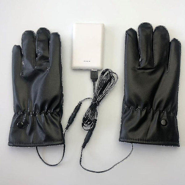 Tykke fôr Full Finger Elektrisk Oppvarming Termisk Hanske For Kvinner Menn