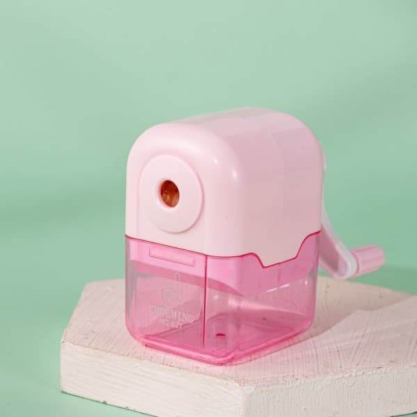 Astronaut Pencil Sharpener Automatically Enters Lead ROSA Pink Pink Pink