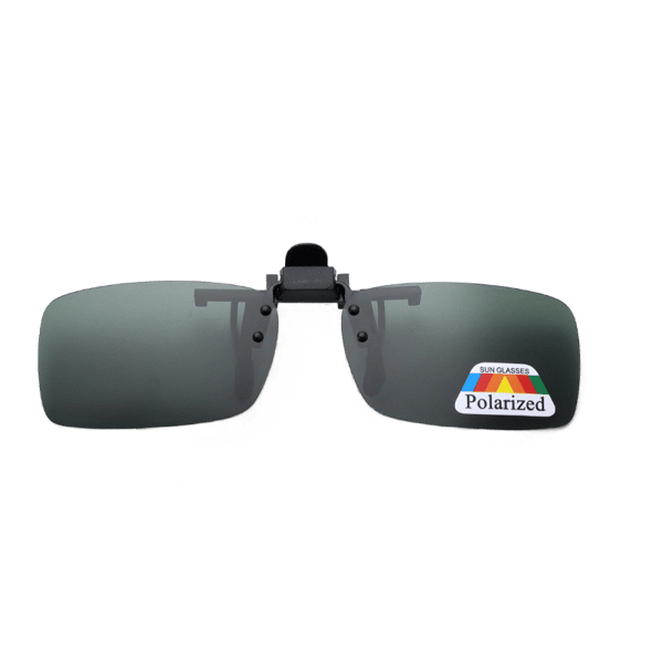 Clip On - Flip Up - Solglasögon - UV400 - (2-pack) Teal + gray