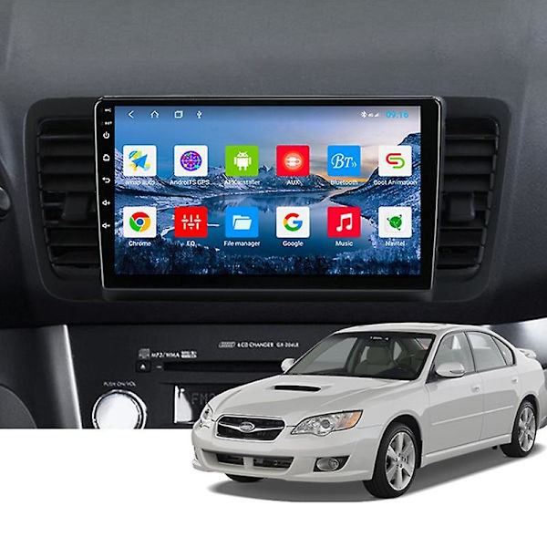 9 Tommers Bilfascia for Outback Legacy 2004-2009 Stereo Fascias Panel Dash Monteringsinstallasjon Bil-DVD
