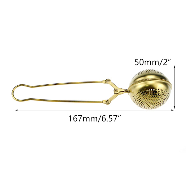 Siler og siler finmasket teinfuser i rustfritt stål kuleformet sil teinfuser kaffe urte krydderdiffuser håndtak teball match