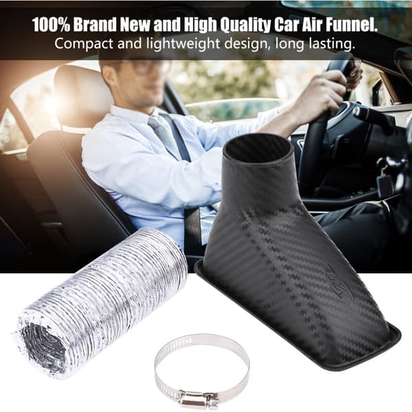 Karbonfiber Bil Turbin Innsugsrør Lufttrakt