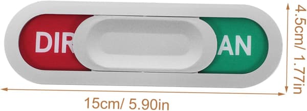 Diskmaskin Rengöringsskylt Indikator Smutsig Dekal Magnet Hem