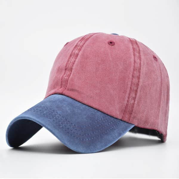 Fabrikksalg Light Board cap koreansk vasket distressed solhatt ensfarget Light Board - caps Retro Peaked Cap 10 justerbar