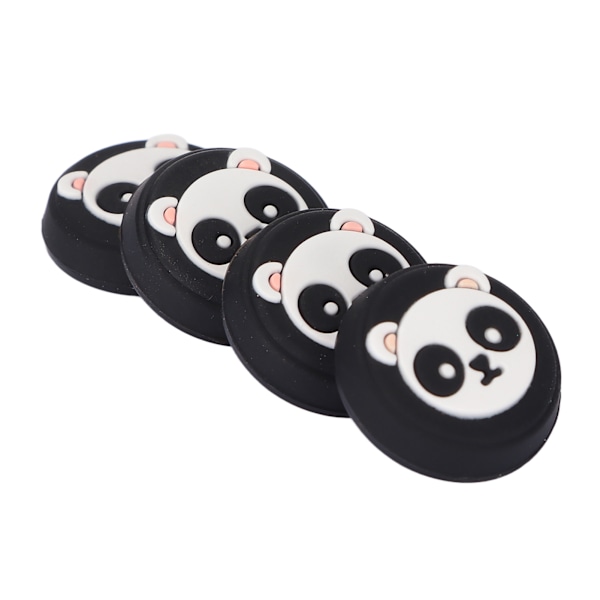 4 stk. Tommelfingergreb Multipurpose Udskiftning Silikone Tommelfingergreb Hætter til PS5 Controller Sort