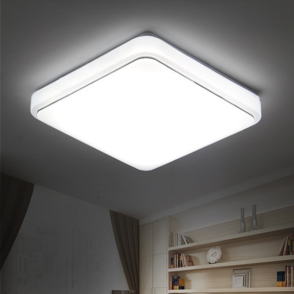 Elegante LED loftlamper, ultratynd energibesparende dæmpbar loftlampe til forskellige indendørs rum, vandtæt design sikrer sikker brug i