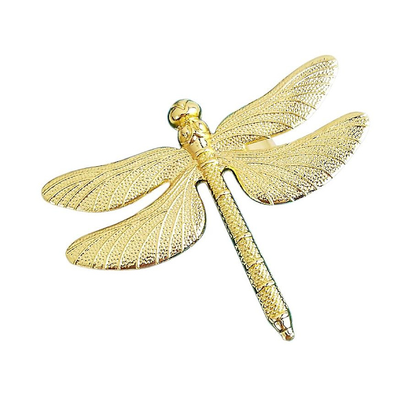6 stk. Dragonfly Servietringe Guld DIY Hotel Bryllup Banket Bordvisning Metal Servietspænde Jul