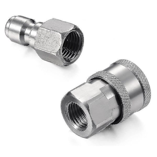 1 sæt NPT 1/4 tommer højtryksrenser kobling tilslut stik han hun 1/4 hurtigkobling fittings Pre