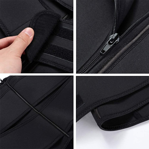 Midjetränare Trimmerbälte Slim Kroppsformare Shapewear Kvinnor Viktminskning Ländryggsformare Tränings Trimmerbälte