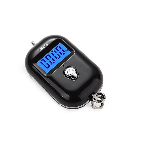 Digitaalinen riippuva vaaka 25kg X 5g Mini elektroninen matkalaukku koukku vaaka Lcd taustavalo keittiö työkalu