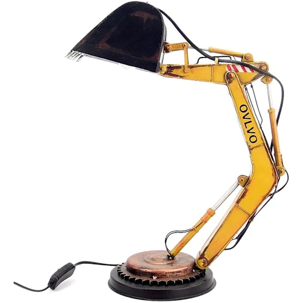 Kaivinkoneen pöytävalaisin, ainutlaatuinen LED-pöytävalaisin 20*12*12cm