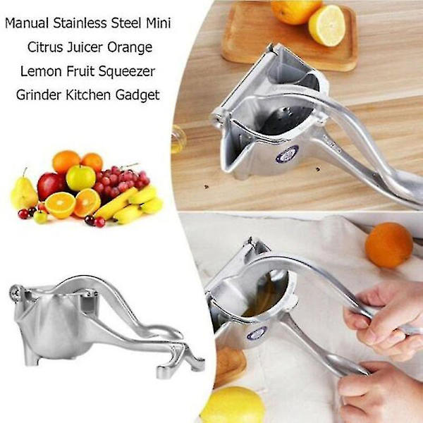 Förtjockad manuell multifunktionell aluminiumlegering juice press