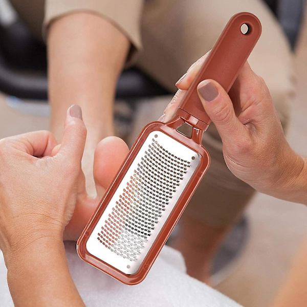Fotfil Callus Remover Professionell Fotfil Rostfritt Stål Fotrasp Pedikyr