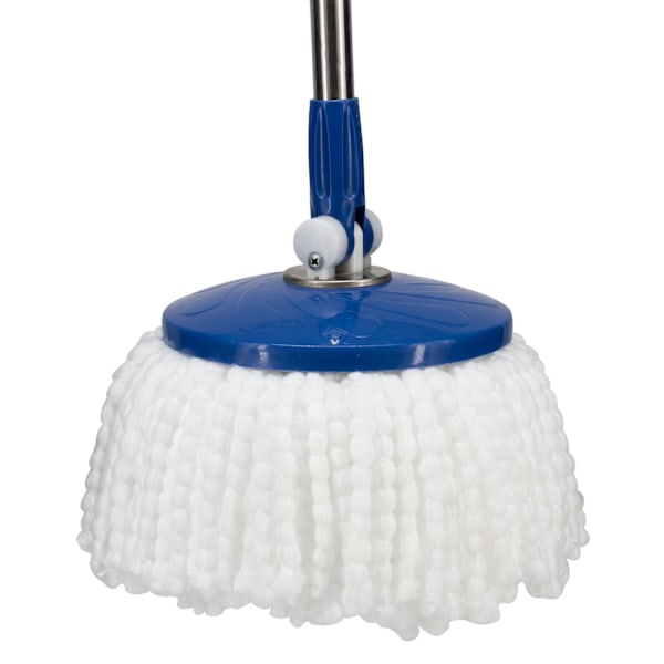 3 Pak Spin Mop Hovederstatning til og Andre 360 Spin Mop Systemer, Mikrofiber Spin Mop Efterfyldninger (3 stk-Hvid)