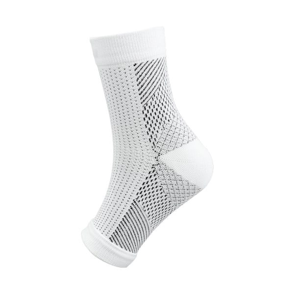 2 olika färgade strumpor (L/XL) herr Athletic Cushioned Show Socks med bågkompression för en säker passform