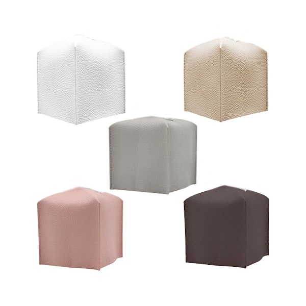 Square Pu Leather Tissue Holder Retro Tissue Box Bedroom Decor Living Room Home Decor