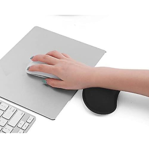 Ergonomiskt handledsstöd i minnesskum för tangentbord och mus Handledsstöd set Svart