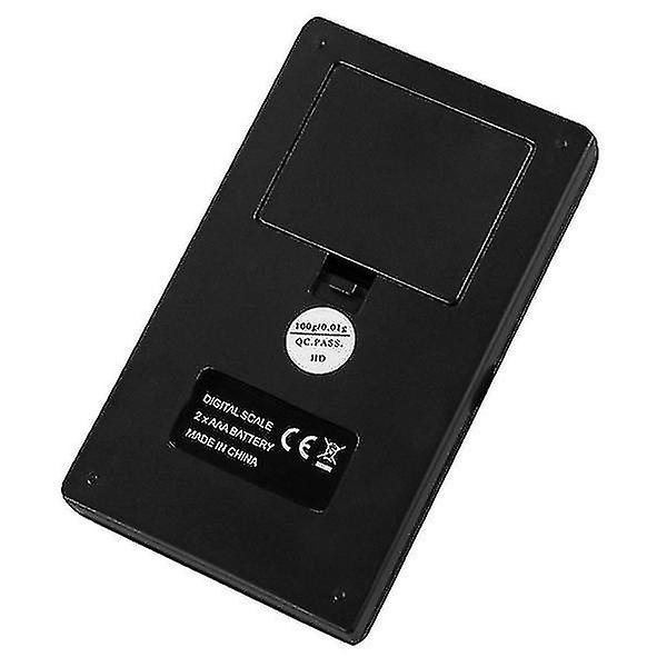 Sammenklappelig digital lommeskala - 500 G sort