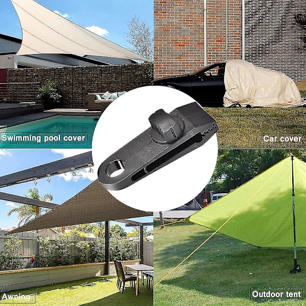 5/10/15 st presenningklämma tälttak klämma spänne utomhus vindrepklämmor återanvändbara markis vandring camping dra åt tillbehör 5 st set plus B