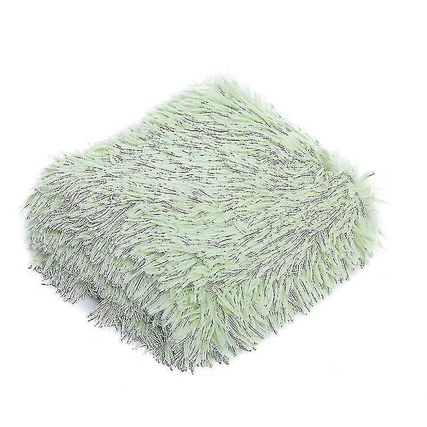 Warm Cat Pad Dog Warm Pet Pad Soft Sleep Warm Winter Blanket Dog Pad Self-heating Carpet Hot Wash Pad 1 Piece Green (ruipei)