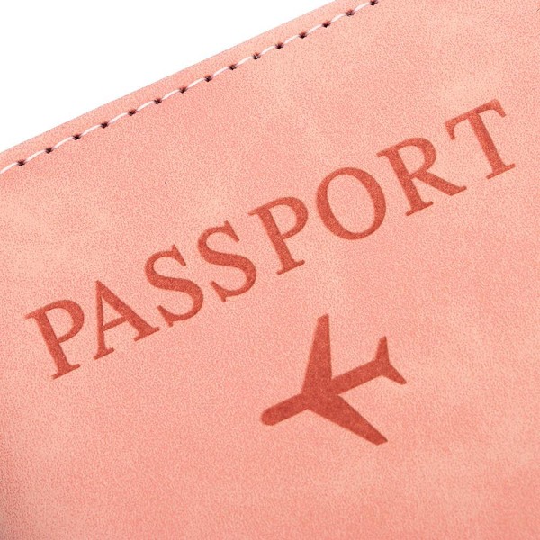RFID Læder Pas Etui Dokument Rejse Pas Holder Sort black 14.8cmX1cmX11cm(5.82X0.39X4.33)