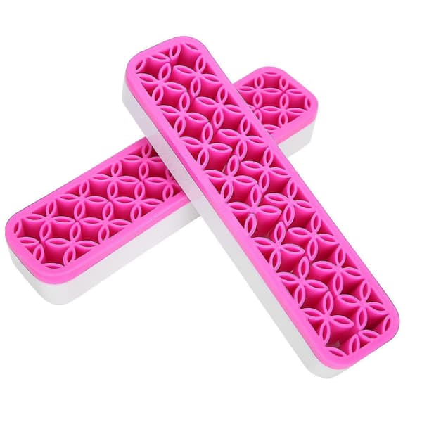 Makeup Brush Storage Box - Portable and Detachable Makeup Brush Holder Organizer (2pcs)