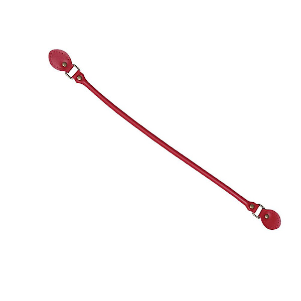 40cm Ko Læder Håndtaske Håndtag DIY Syning Tote Taske Udskiftning Rem Taske Bælte til Kvinder Pung Håndværk (Rød)