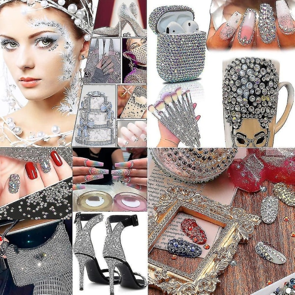 Rhinestones til neglekunst