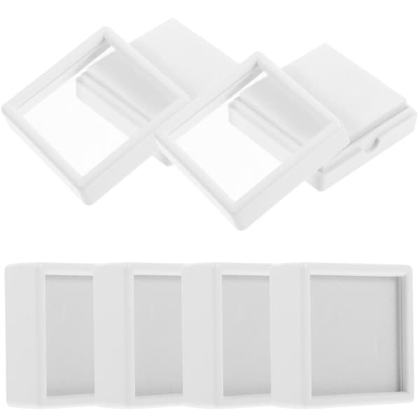 6 stk. Gemstone Display Case Brosje Oppbevaringsboks Smykker Display Case Multi Purposes Organizer