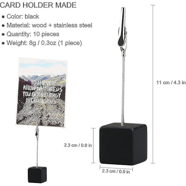 20 stk. Memo Clip Holder