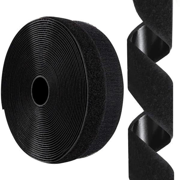 38 mm x 25 m itseliimautuva Velcro, nylon